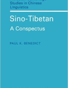 Sino-Tibetan: A Conspectus