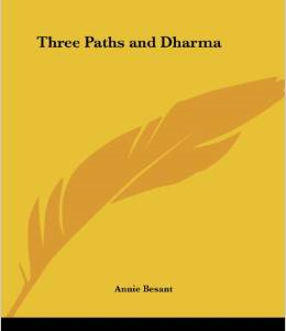 Three Paths and Dharma