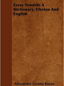 Essay Towards a Dictionary, Tibetan and English